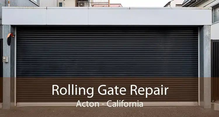 Rolling Gate Repair Acton - California